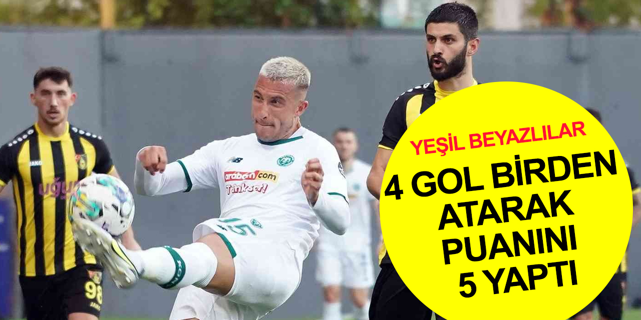 Konyaspor İstanbulspor'a 4 gol atarak moral buldu!