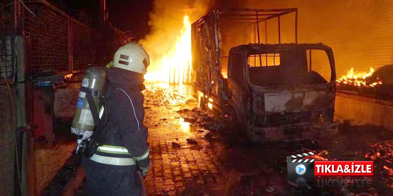 Samsun toptancı sitesinde korkutan patlamalar! Parfüm ve itriyat deposu alev alev yanıyor