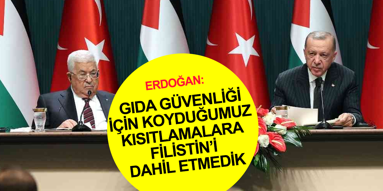 Cumhurbaşkanı Erdoğan'dan net Filistin mesajı! İsrail ile atılan adımlar desteğimizi etkilemeyecek