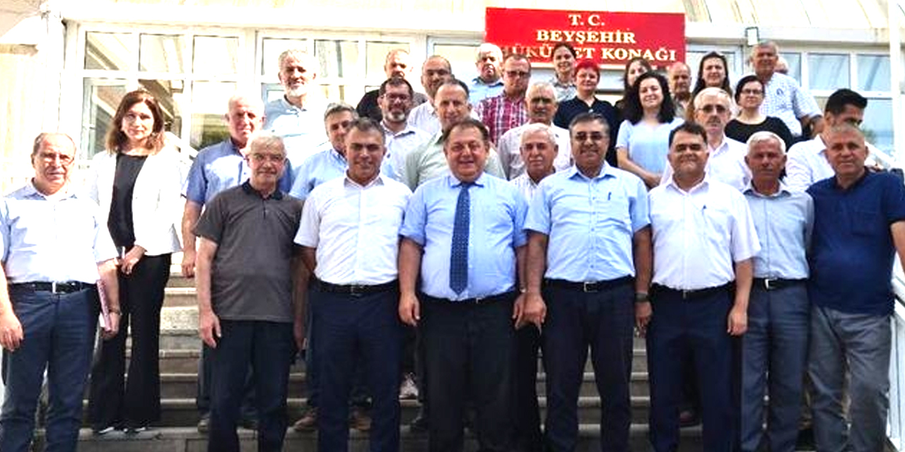Konya'dan Kocaeli'ye atanan Beyşehir Kaymakamı Yusuf Özdemir'e veda