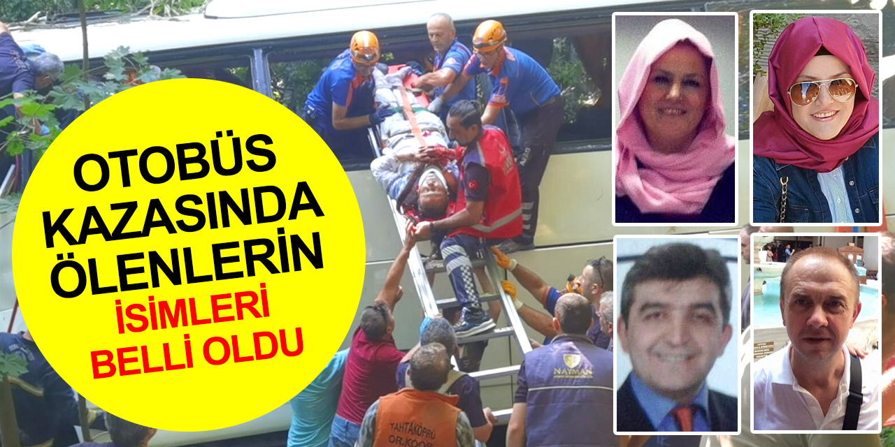 Tavşanlı'dan yola çıkan tur otobüsü kazasında ölenlerin kimlikleri belli oldu! Aralarında muhtar da var