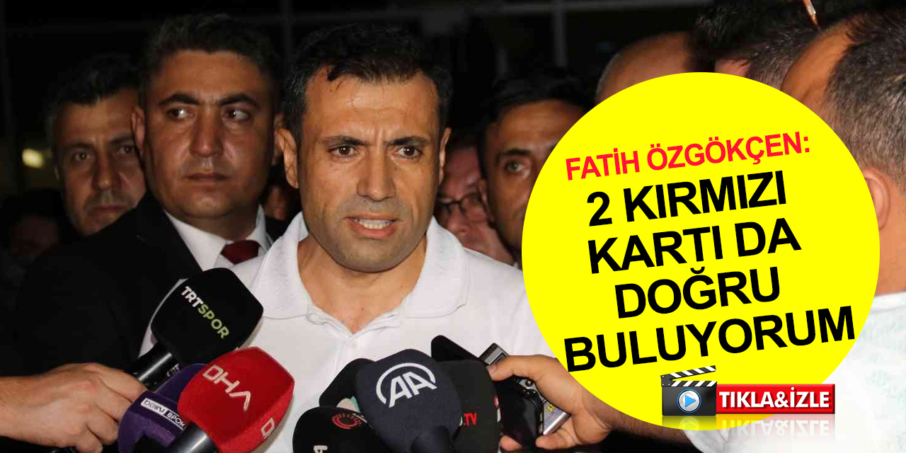 Fatih Özgökçen: Konyaspor'un oyunundan gayet memnunum