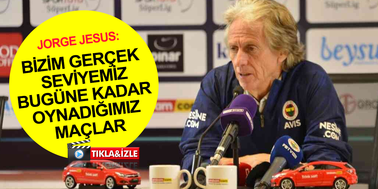 Fenerbahçe Teknik Direktörü Jesus'tan Konyaspor mağlubiyeti açıklaması