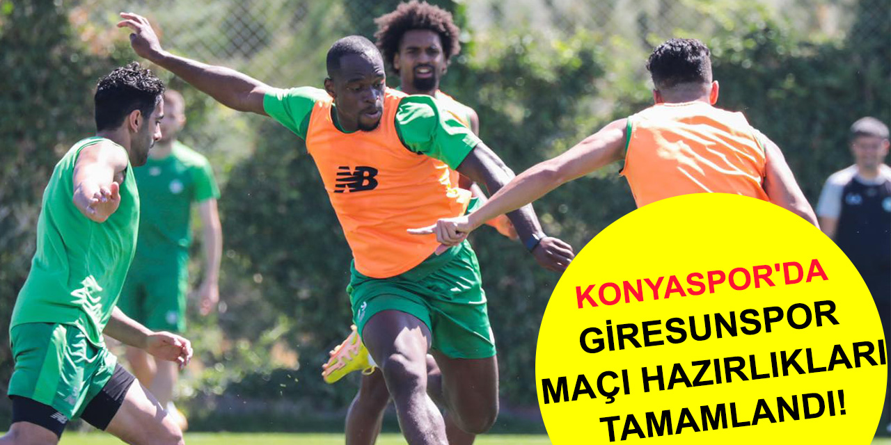 Konyaspor'da Giresunspor maçı hazırlıkları tamamlandı!Giresun yolculuğu başladı