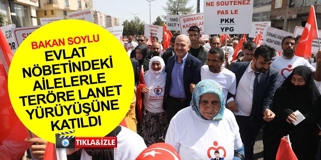 Evlat Nöbeti 4. yılında! Bakan Soylu: HDP, PKK ile beraber Amerika uşağıdır