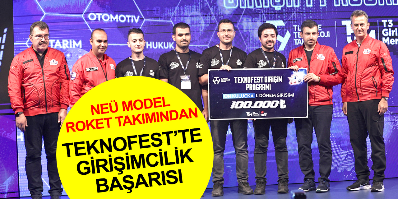 Konya NEÜ Model Roket Takımı TEKNOFEST Karadeniz’den girişimci ön kuluçka desteği kazandı