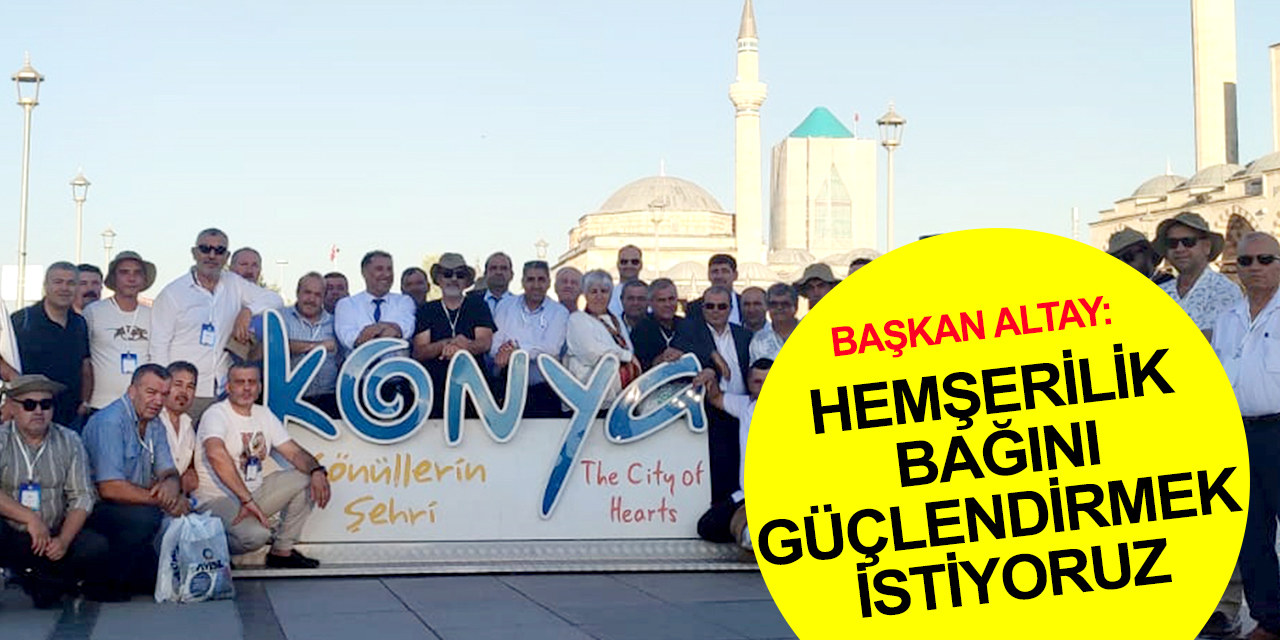 Konya'da e-Hemşerilik uygulaması buluşmaları! Başkan Altay GastroFest için gelen Konyalıları ağırladı