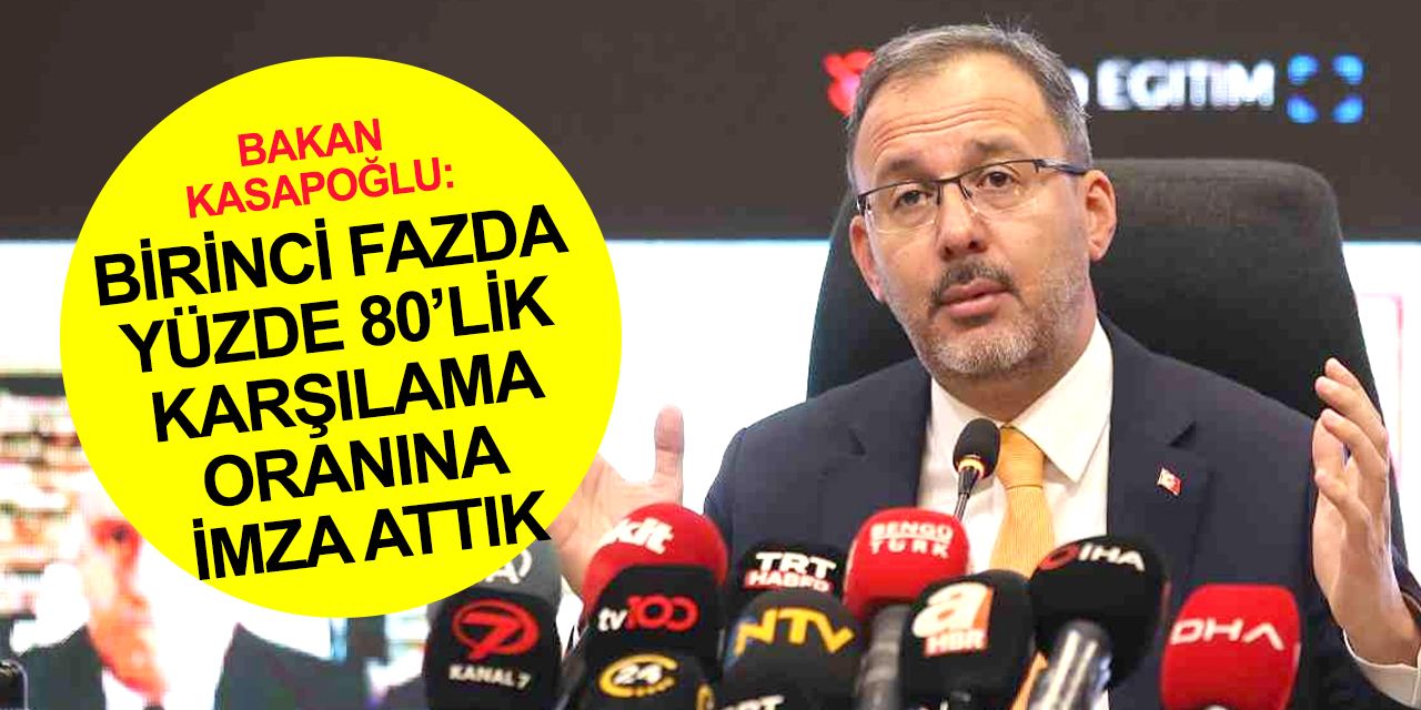 Bakan Kasapoğlu'ndan GSB yurt başvuru sonuçları açıklaması! Konya dahil 41 ilde öğrencilerin tamamı yerleşti