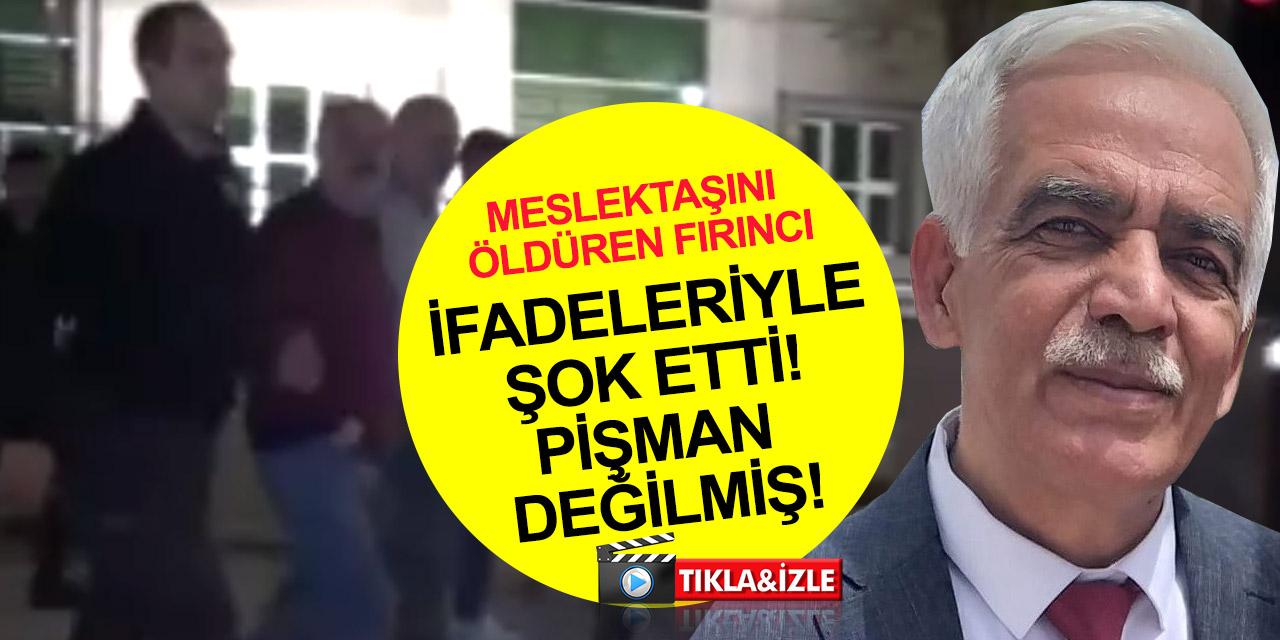 Konya'da Erdal Üstüner'i öldüren fırıncıdan korkunç ifadeler: Pişman değilim, zevk alıyorum! Ekmeğime mani oluyordu
