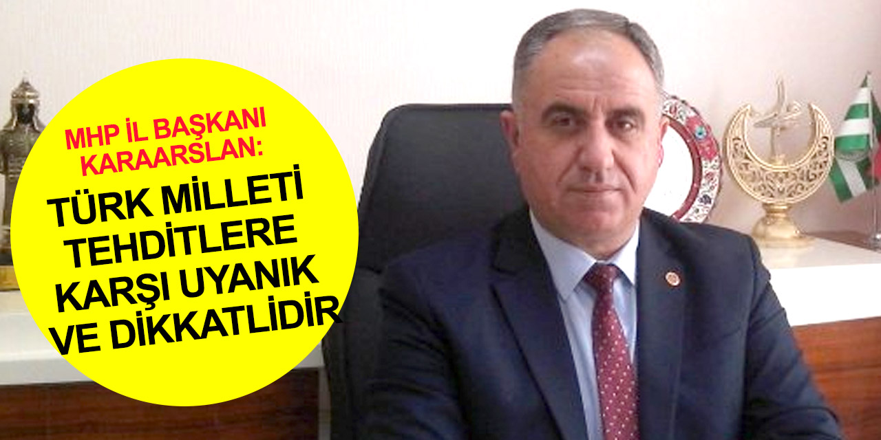 MHP Konya İl Başkanı Karaarslan'dan 12 Eylül açıklaması: Türk milleti tehditlere karşı uyanık ve dikkatlidir