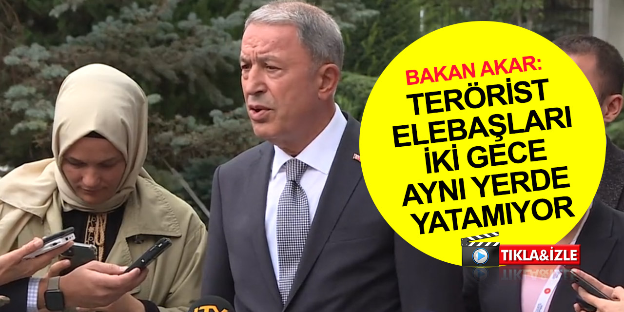 Milli Savunma Bakanı Akar'dan Pençe-Kilit açıklaması: 400'den fazla mağara temizlendi! 371 terörist etkisiz..