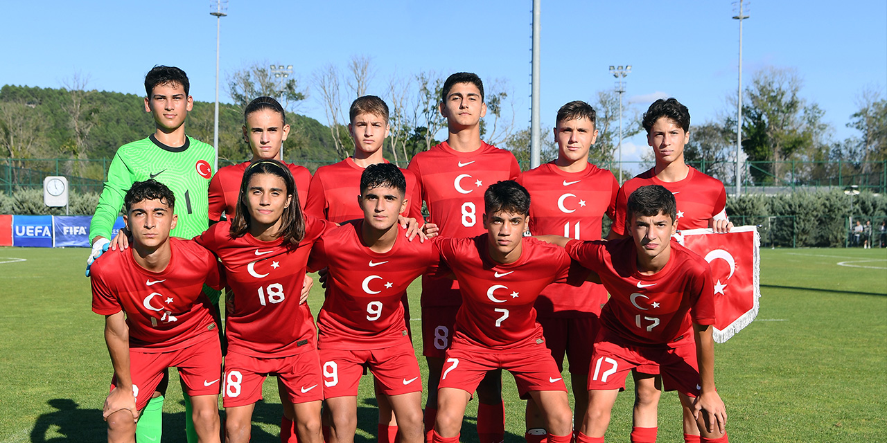U15 Milli Takımımız, Karadağ'ı 6-0 yendi