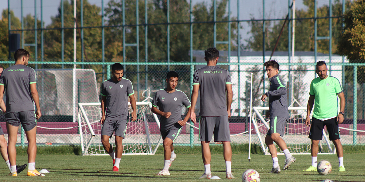 1922 Konyaspor'da Karşıyaka maçı hazırlıkları devam ediyor