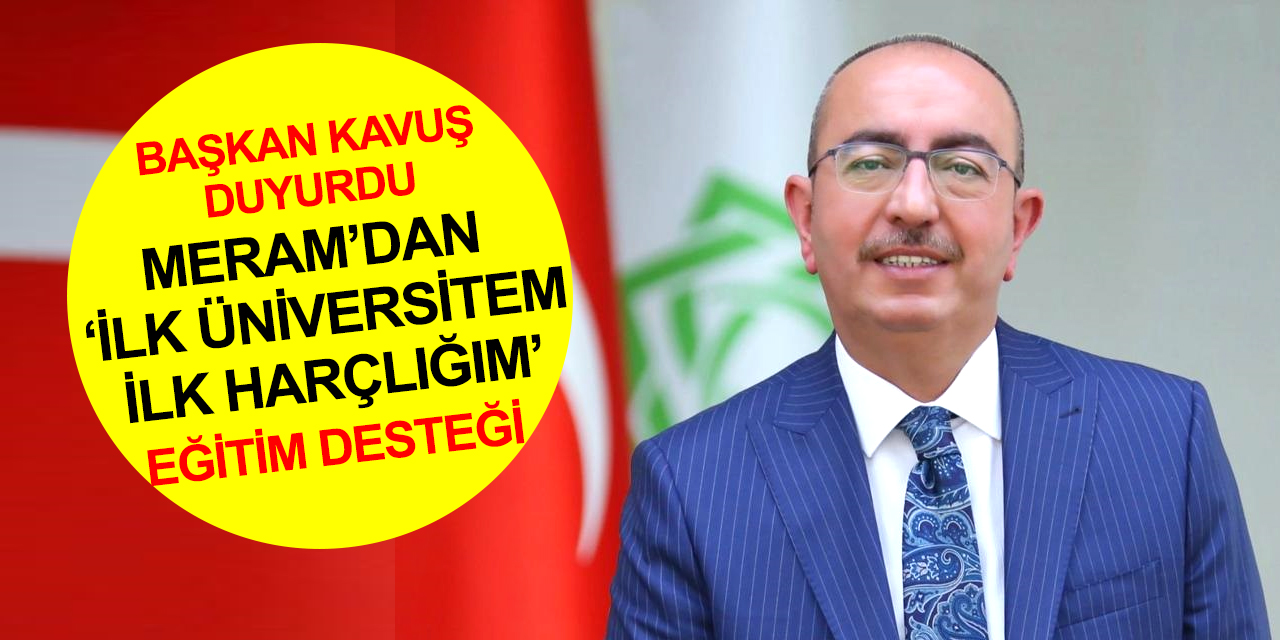 Konya haber! Meram Belediyesi'nden üniversite öğrencilerine 1000 lira destek! TIKLA başvur