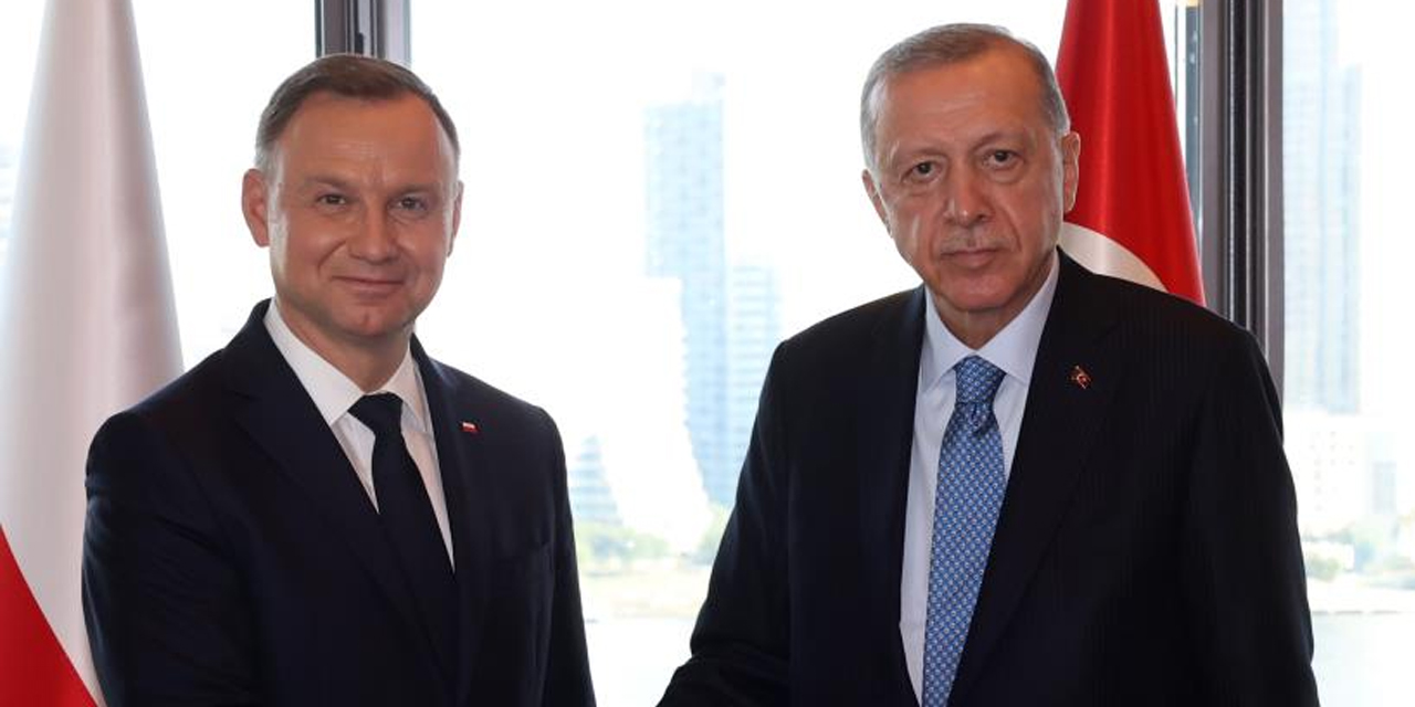 Cumhurbaşkanı Erdoğan New York'ta Polonya Cumhurbaşkanı Duda ile görüştü