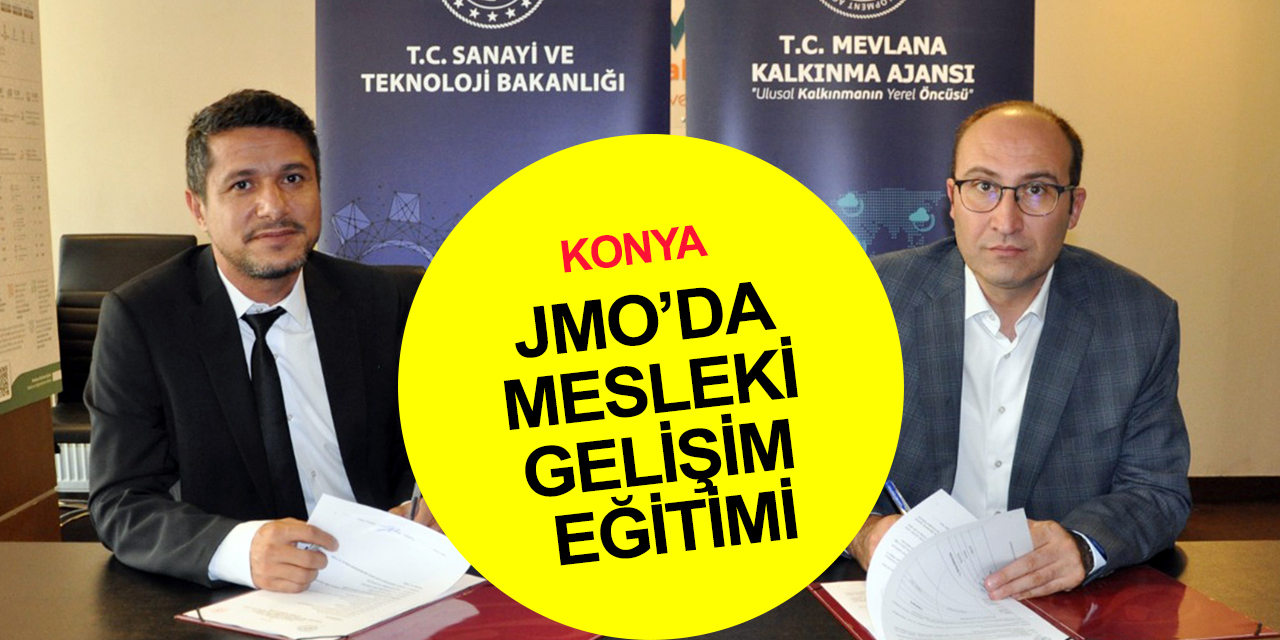 JMO Konya’dan MEVKA destekli Coğrafi Bilgi Sistemi ve Uzaktan Algılama eğitimi