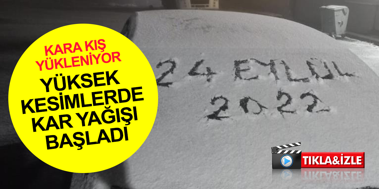 Kar ülkeye giriş yaptı! Bir çok kentin yüksekleri beyaza büründü