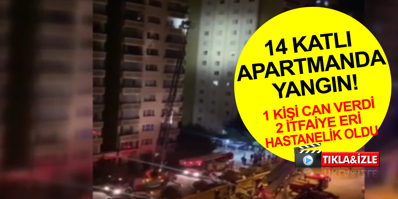 Ankara'da 14 katlı apartmanda yangın paniği! Mehmet Kaplan öldü, 2 itfaiye eri dumandan etkilendi