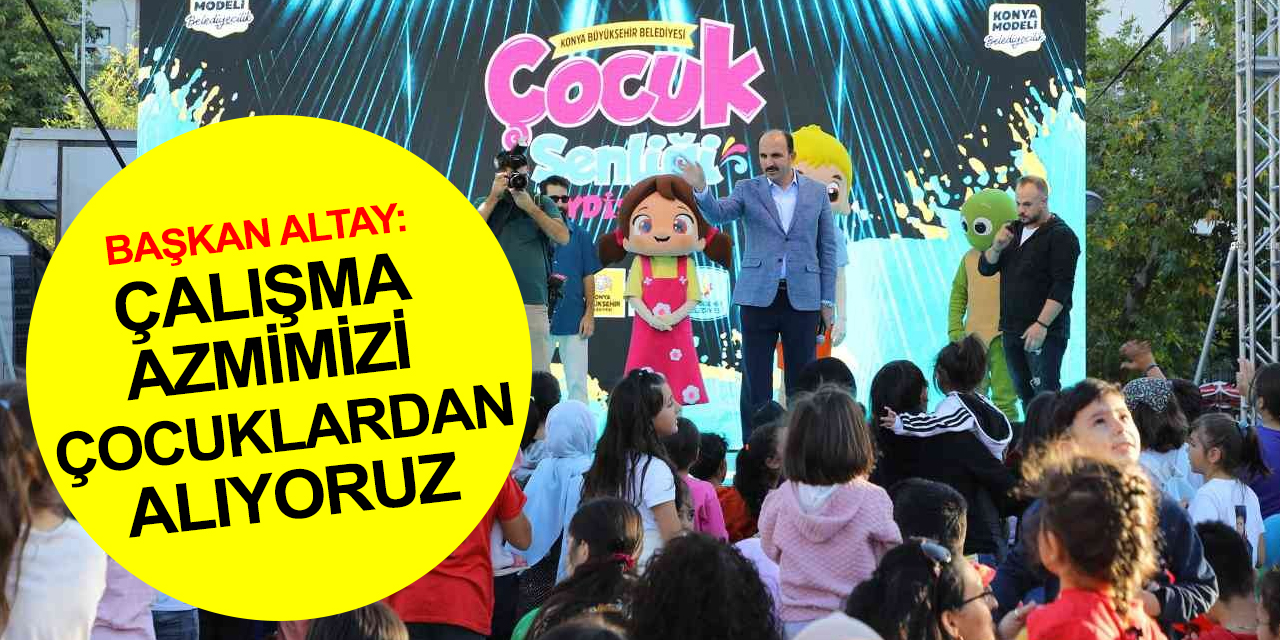 Konya Çocuk Günleri devam ediyor! Başkan Altay Seydişehirli çocuklarla buluştu