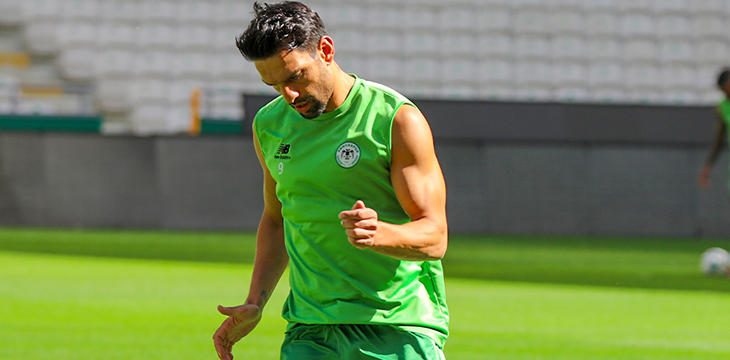Konyaspor Ümraniyespor maçı hazırlıklarını tamamladı