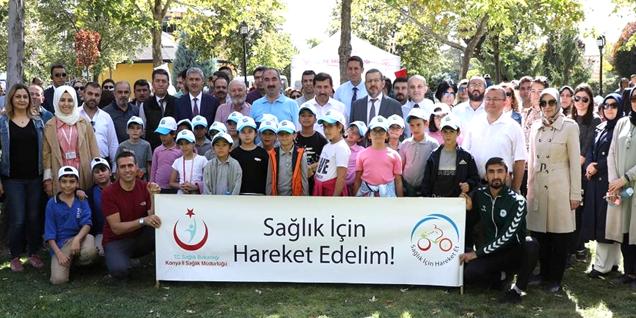 Konya'da Dünya Yürüyüş Günü! Karatay’da 'Sağlık İçin Hareket Edelim' etkinliği