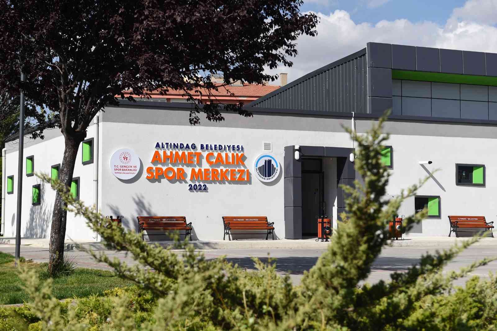 Ahmet Çalık Spor Merkezi'nin yapımı tamamlandı
