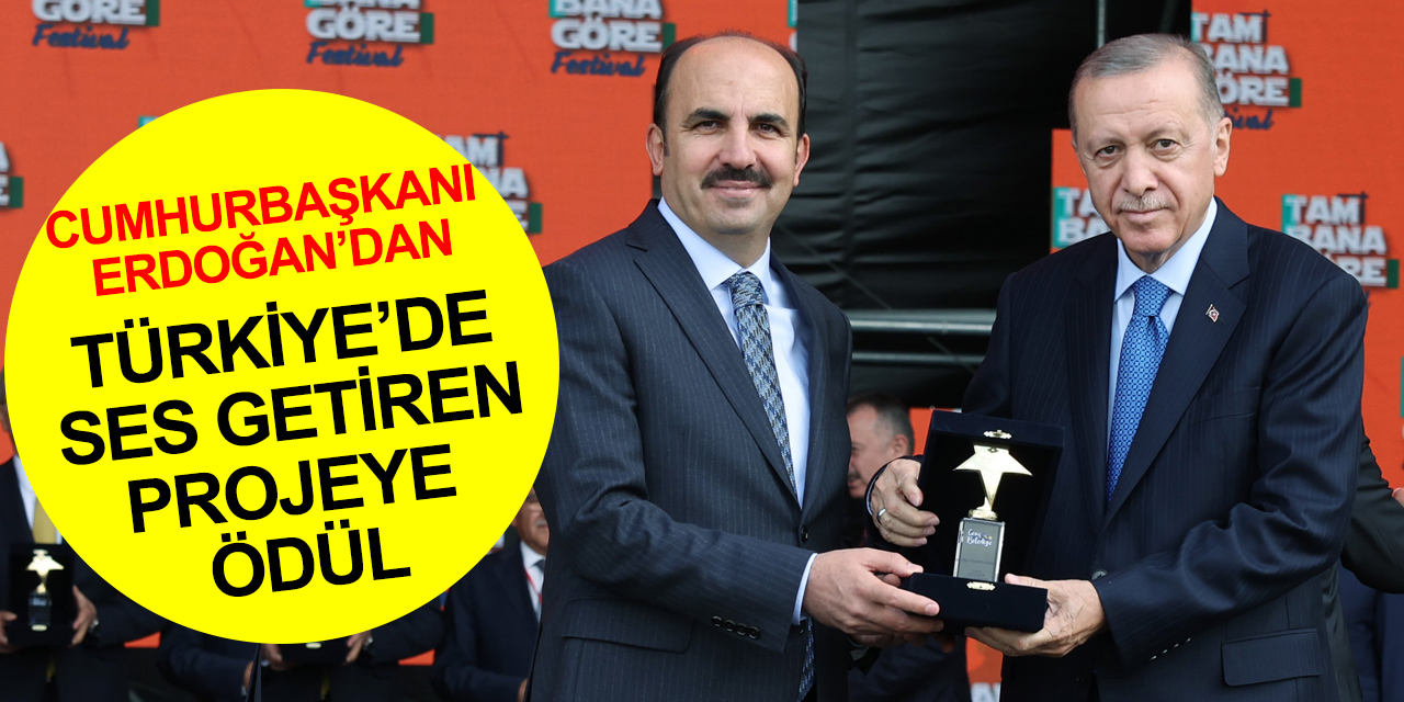 Cumhurbaşkanı Erdoğan’dan Konya Büyükşehir'in 'Güle Oynaya Camiye Gel' projesine ödül