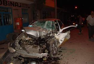 Akşehir'de trafik kazası: 1 yaralı