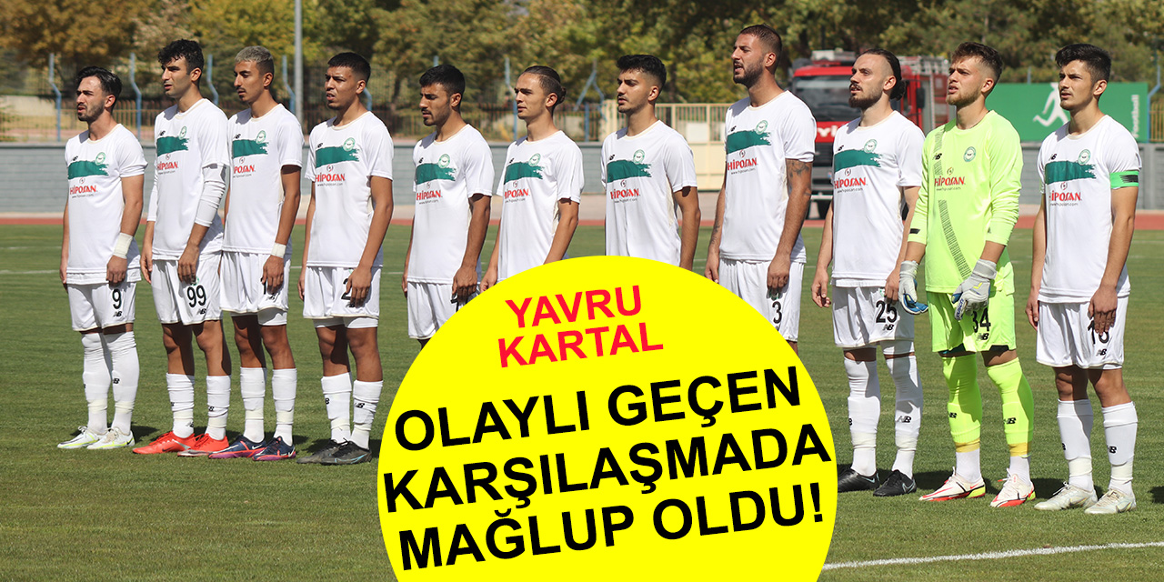 1922 Konyaspor olaylı maçtan mağlup ayrıldı