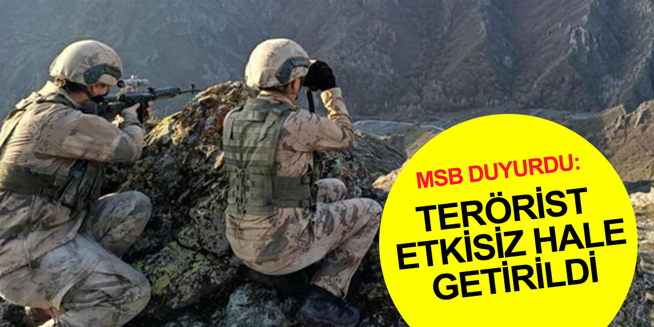 MSB duyurdu! Barış Pınarı bölgesinde taciz ateşi açan 8 PKK/YPG’li terörist etkisiz hâle getirildi