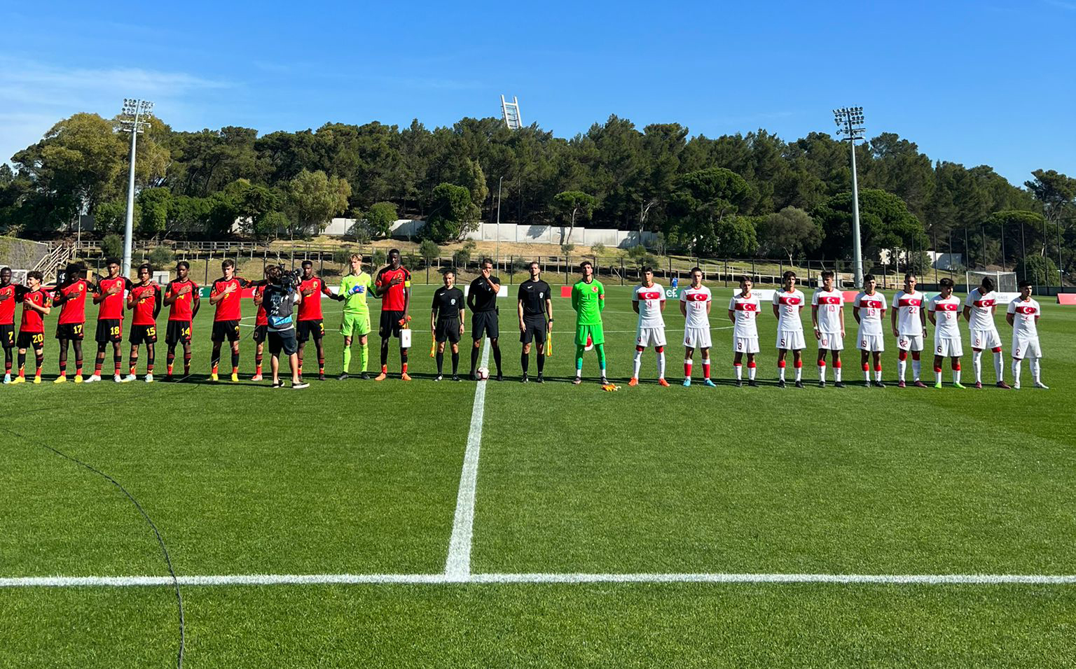 U16 Milli Takımımız, Belçika'ya 3-0 yenildi