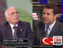 Emekli paşa çıldırdı ekranı ateş bastı!