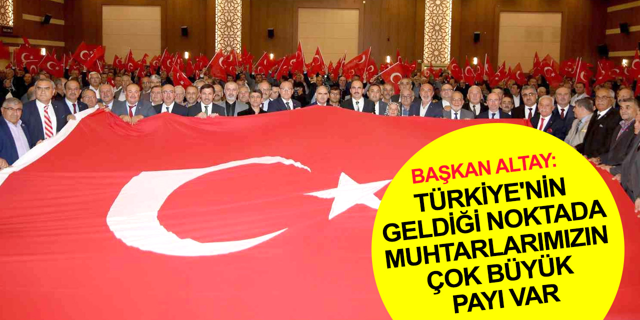 Konya'da Muhtarlar Günü kutlaması