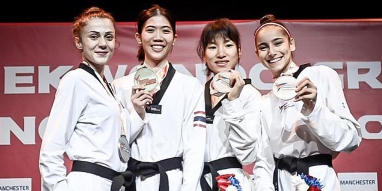 Dünya Taekwondo Grand Prix 1'inci günde Milli Taekwondocu Merve Dinçel gümüş madalya kazandı