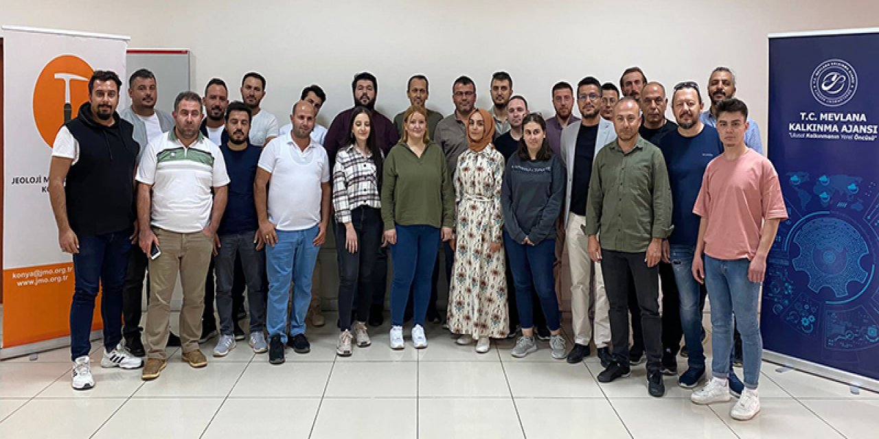 Jeoloji Mühendisleri Odası Konya Şubesi'nin MEVKA destekli Netcad eğitimi projesi tamamlandı