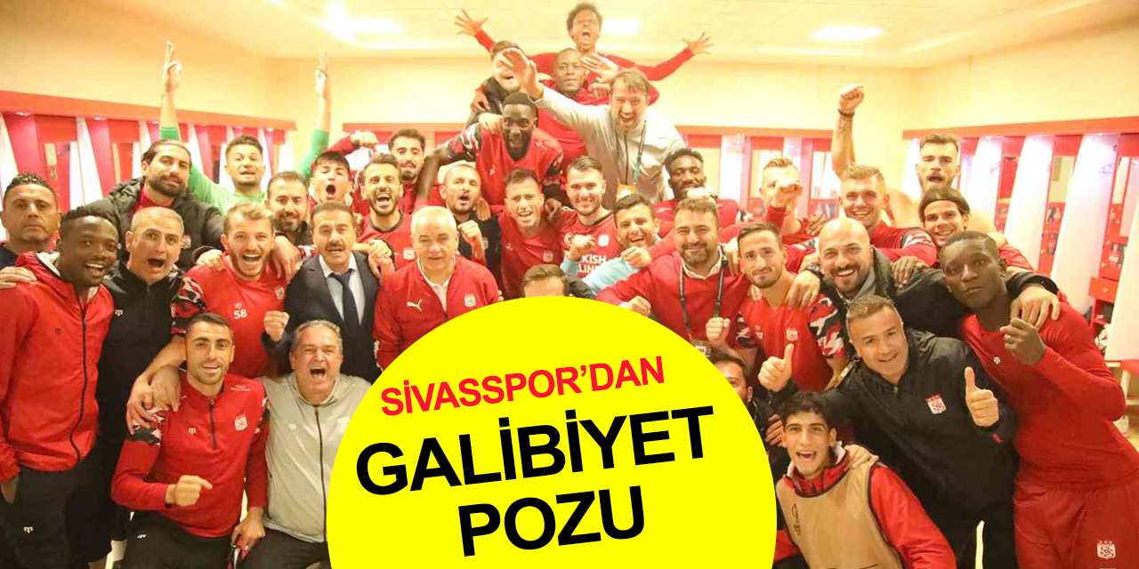 CFR Cluj'u mağlup eden Sivasspor’dan 'Avrupalı Yiğido'lu galibiyet pozu!