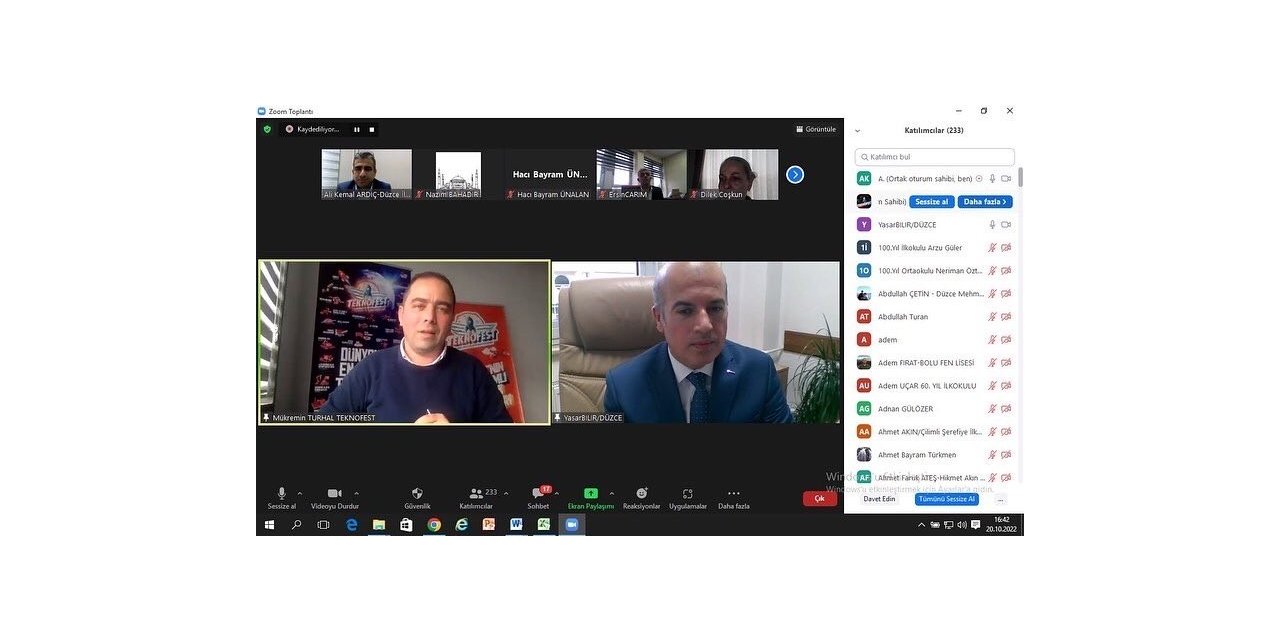 TEKNOFEST bilgilendirmesi yapıldı