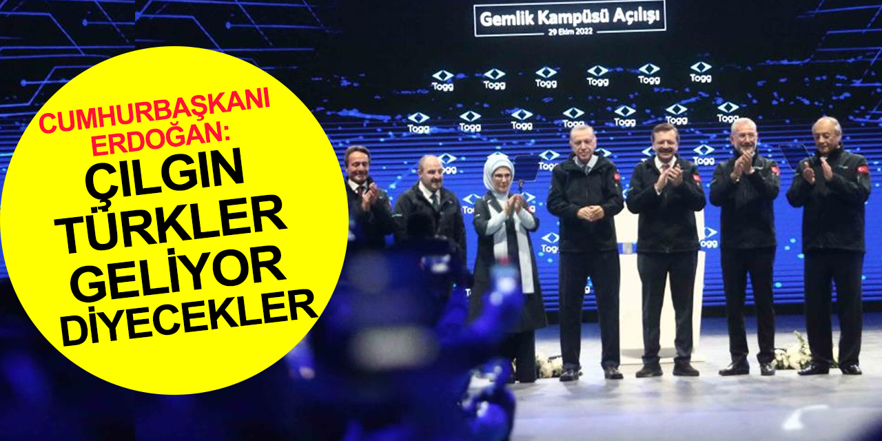Cumhurbaşkanı Erdoğan: TOGG Türkiye’nin, 85 milyonun ortak gururudur!