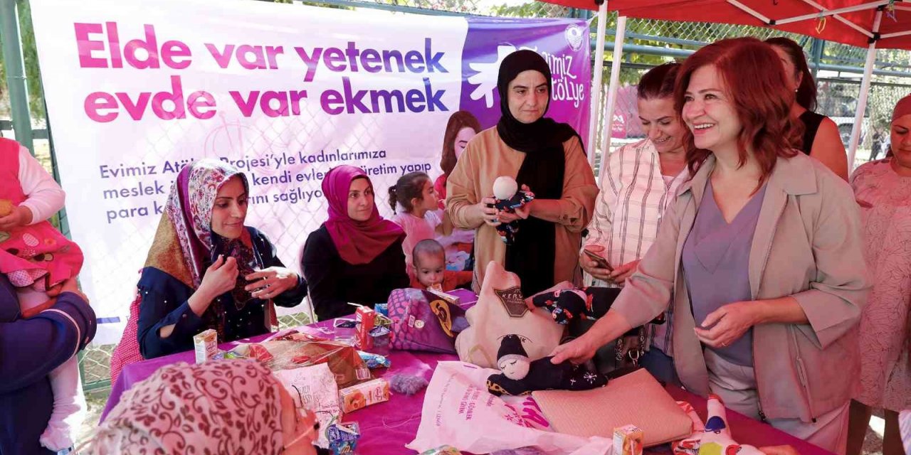 Mersin’de ’Evimiz Atölye’ projesi büyüyerek devam ediyor