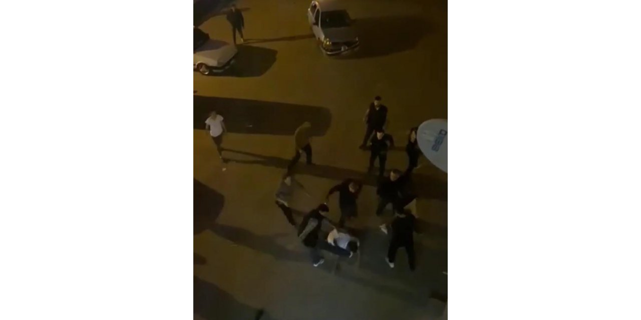 Sokak ortasında tekme tokat darp edildi