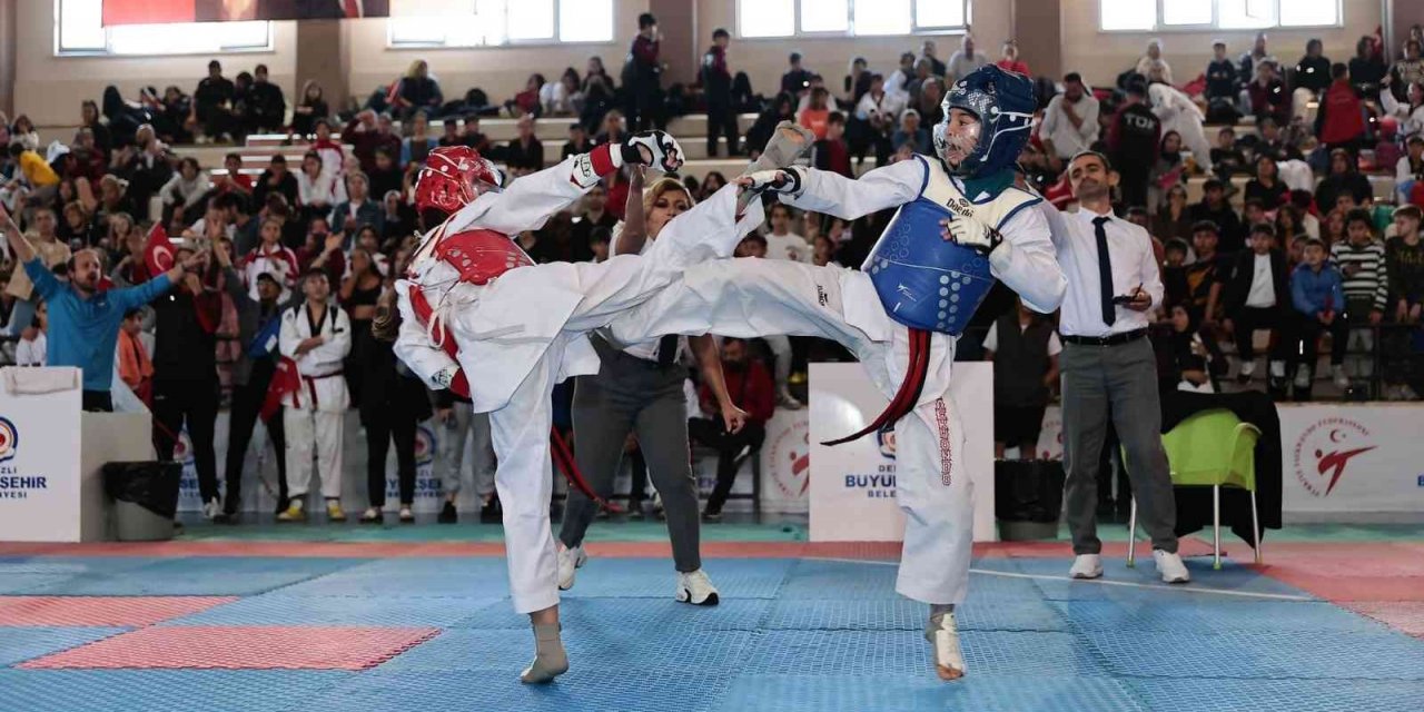 Denizli’ye 15 ilden gelen 400 sporcu turnuvada mücadele etti