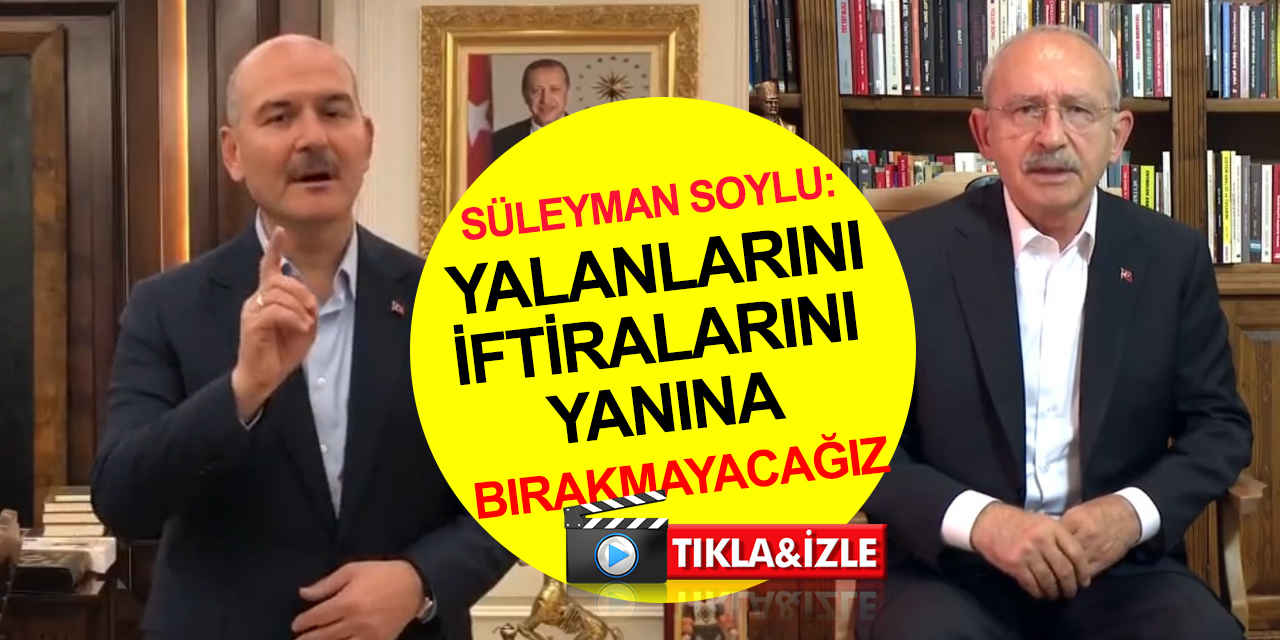 Süleyman Soylu'dan Kılıçdaroğlu'na: Amerika’da hamburgercide aldığı siparişler yavaş yavaş ortaya çıkıyor!
