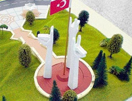MHP ''bozkurt'' işaretini anıtlaştırıyor