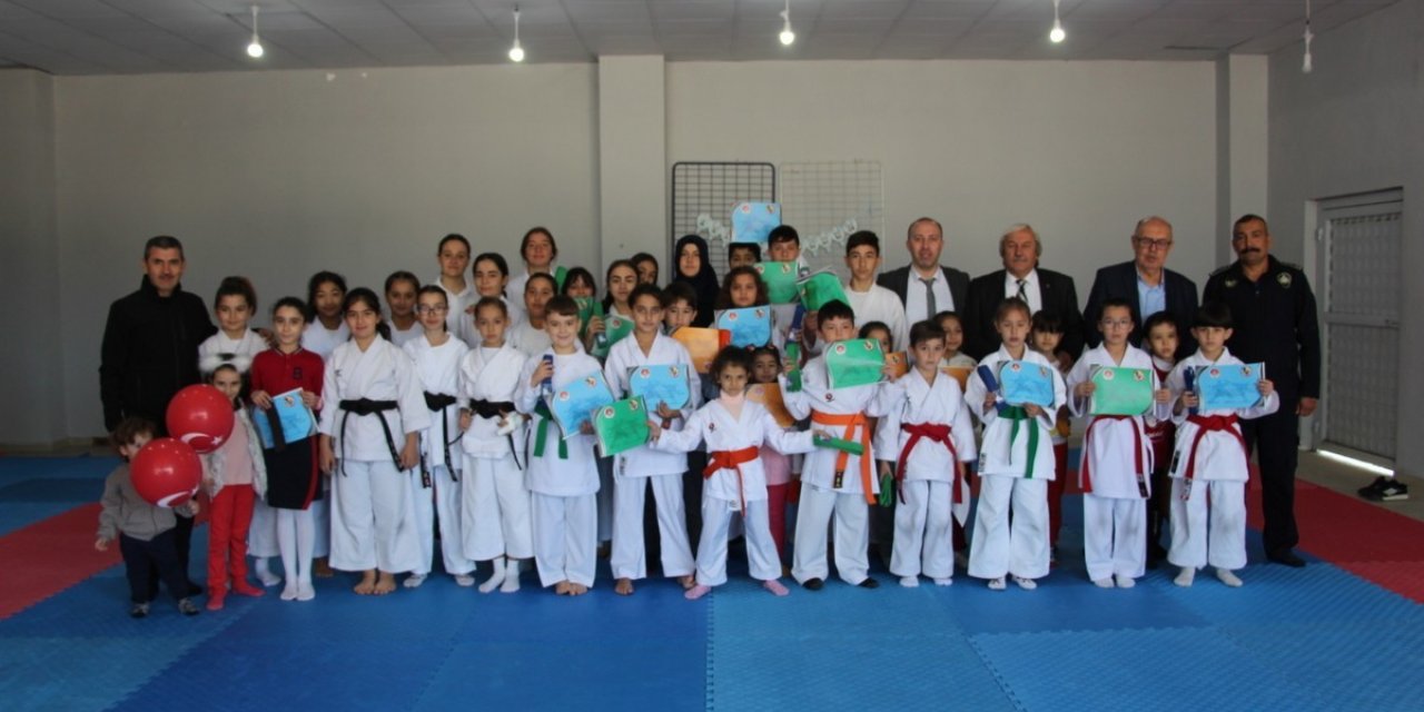 Minikler kuşak heyecanı yaşadı