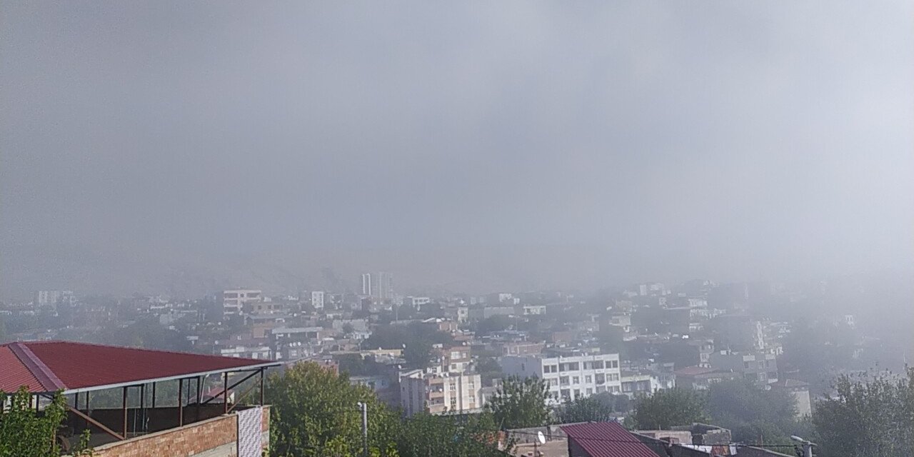 Silvan’da yoğun sis etkisi