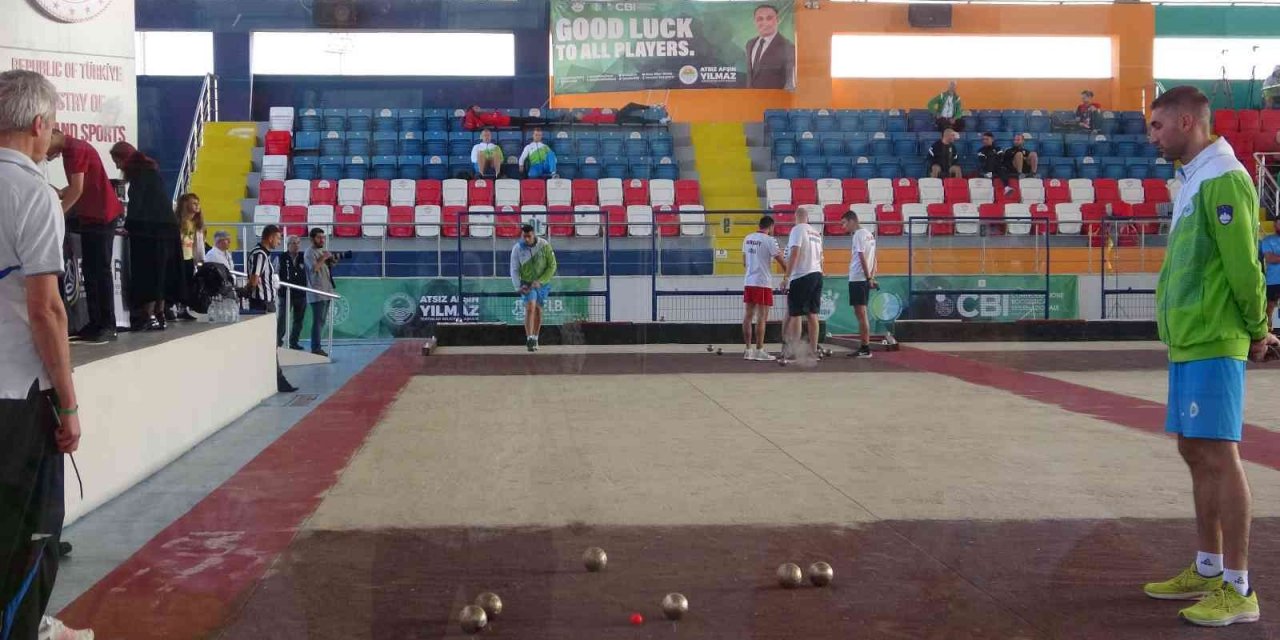 Dünya Tekler-Karışık Çiftler Bocce Şampiyonaları, Mersin’de başladı