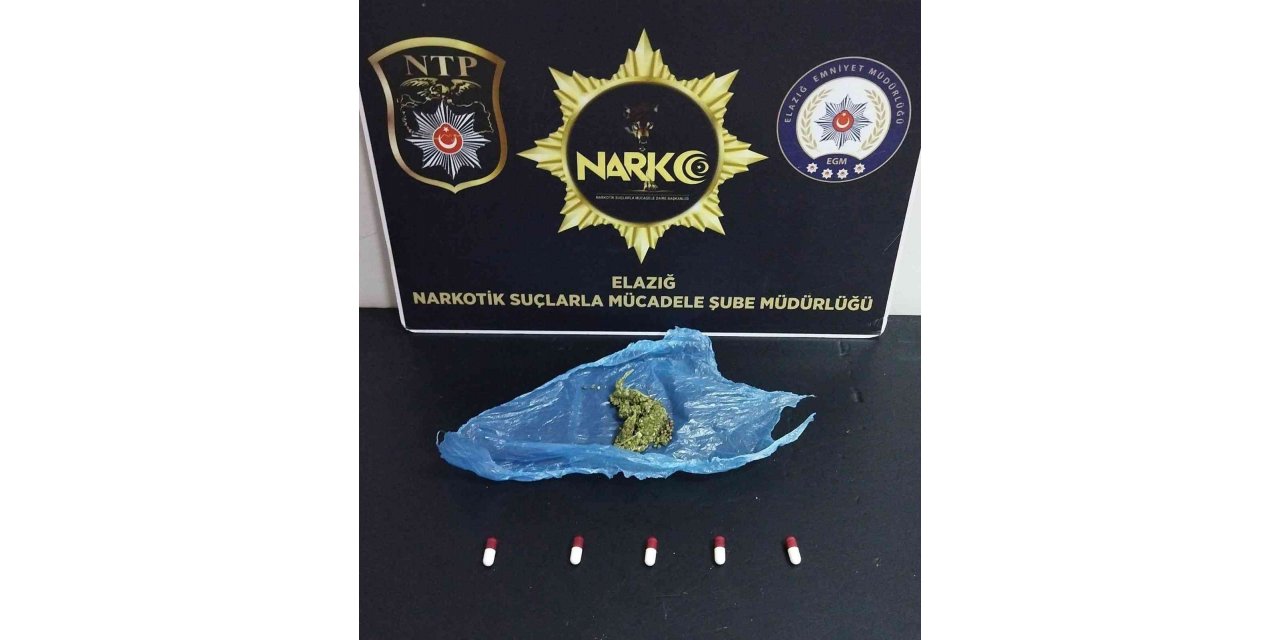 Elazığ’da uyuşturucuyla mücadele aralıksız sürüyor: 1 tutuklama