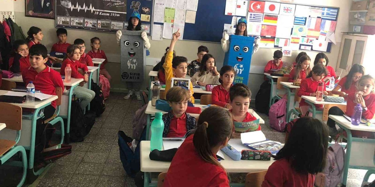 İlköğretim öğrencilerine sıfır atık eğitimi