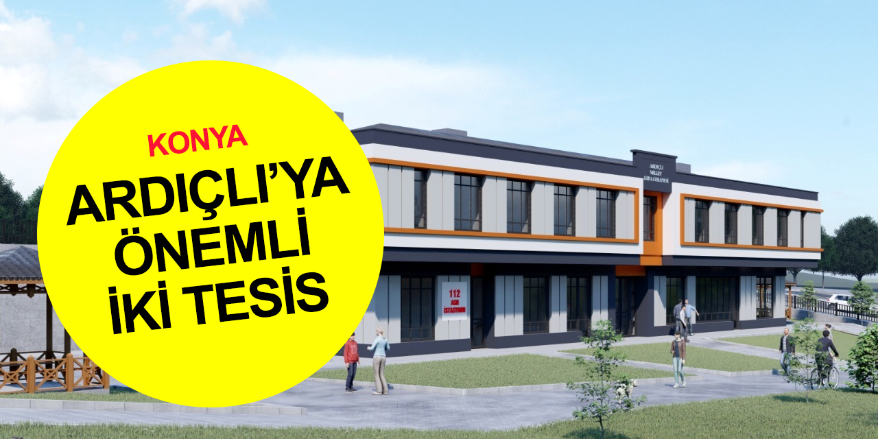 Konya Ardıçlı TOKİ'de sağlık ve sosyal tesis çalışmaları başladı