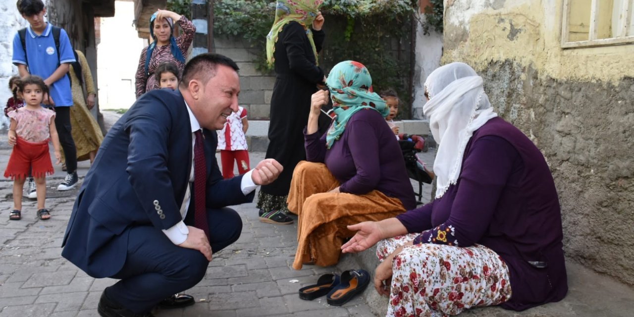 Bağlar Belediye Başkanı Beyoğlu, vatandaş buluşmaların devam ediyor